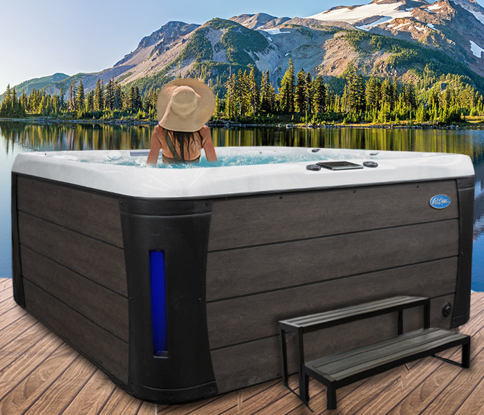 Calspas hot tub being used in a family setting - hot tubs spas for sale Mill Villen
